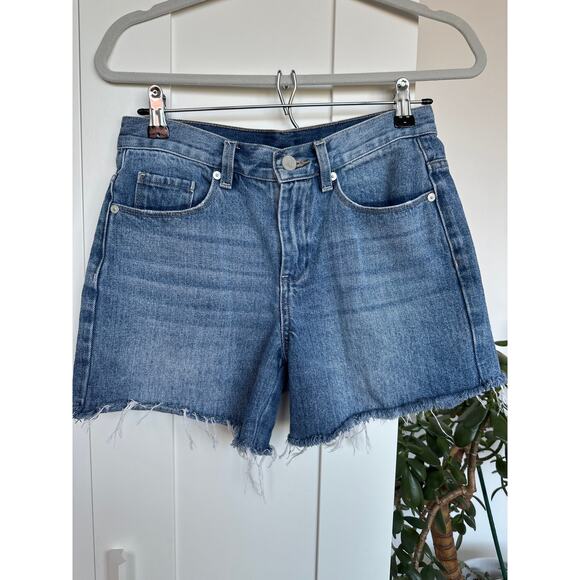 Womens Blank NYC  The Barrow Vintage High-Rise Denim Shorts, Size 26 - Picture 1 of 5